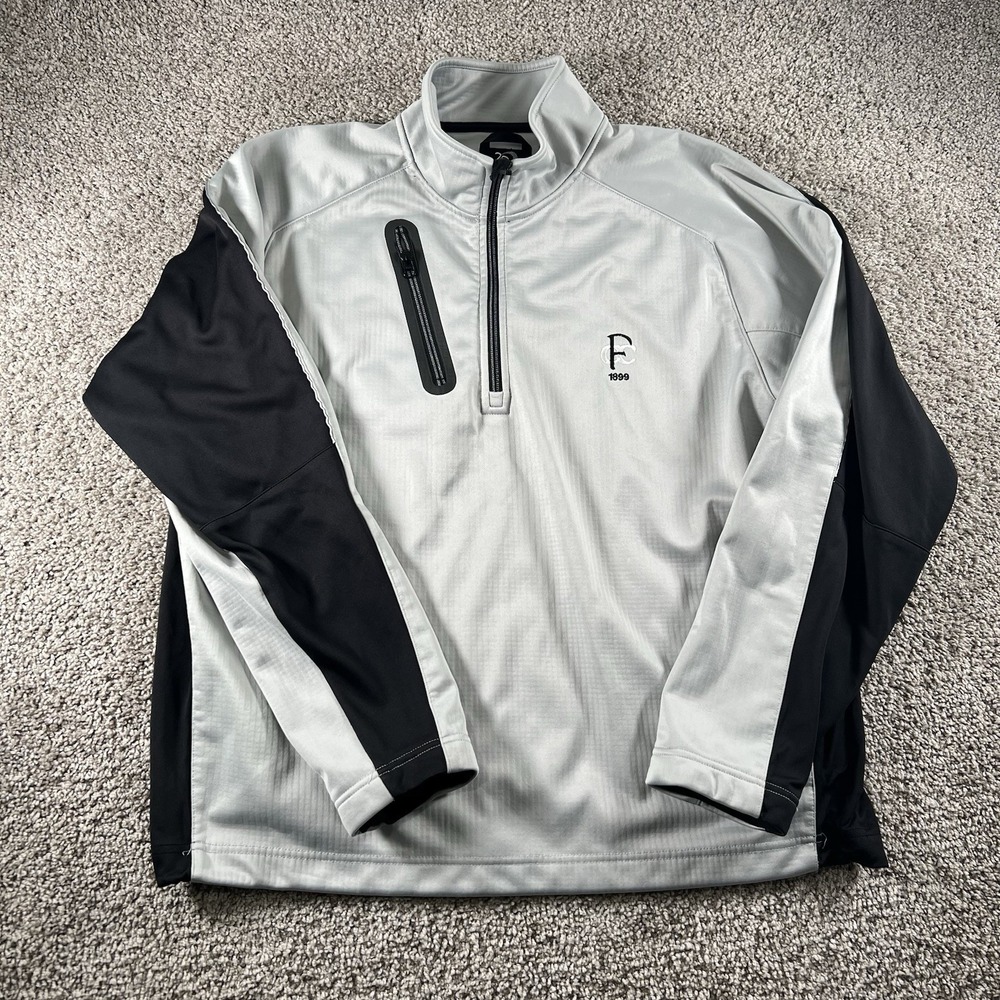 Zero Restriction Golf Jacket Men‎ Large Gray Country Club Full Zip Tour Series